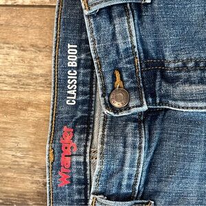 Wrangler Classic Boot Boys  Blue Jeans